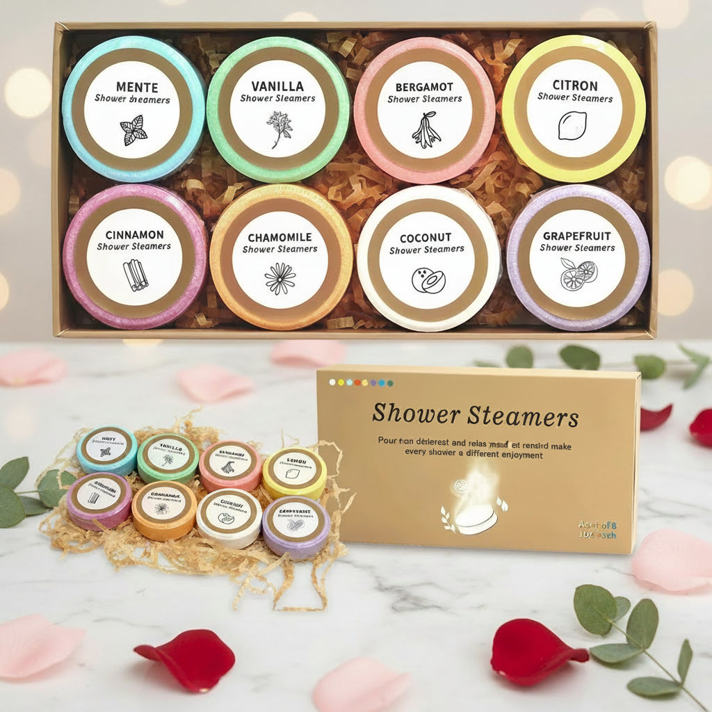 Coffret Bombes de Bain Naturelles – 8 Parfums