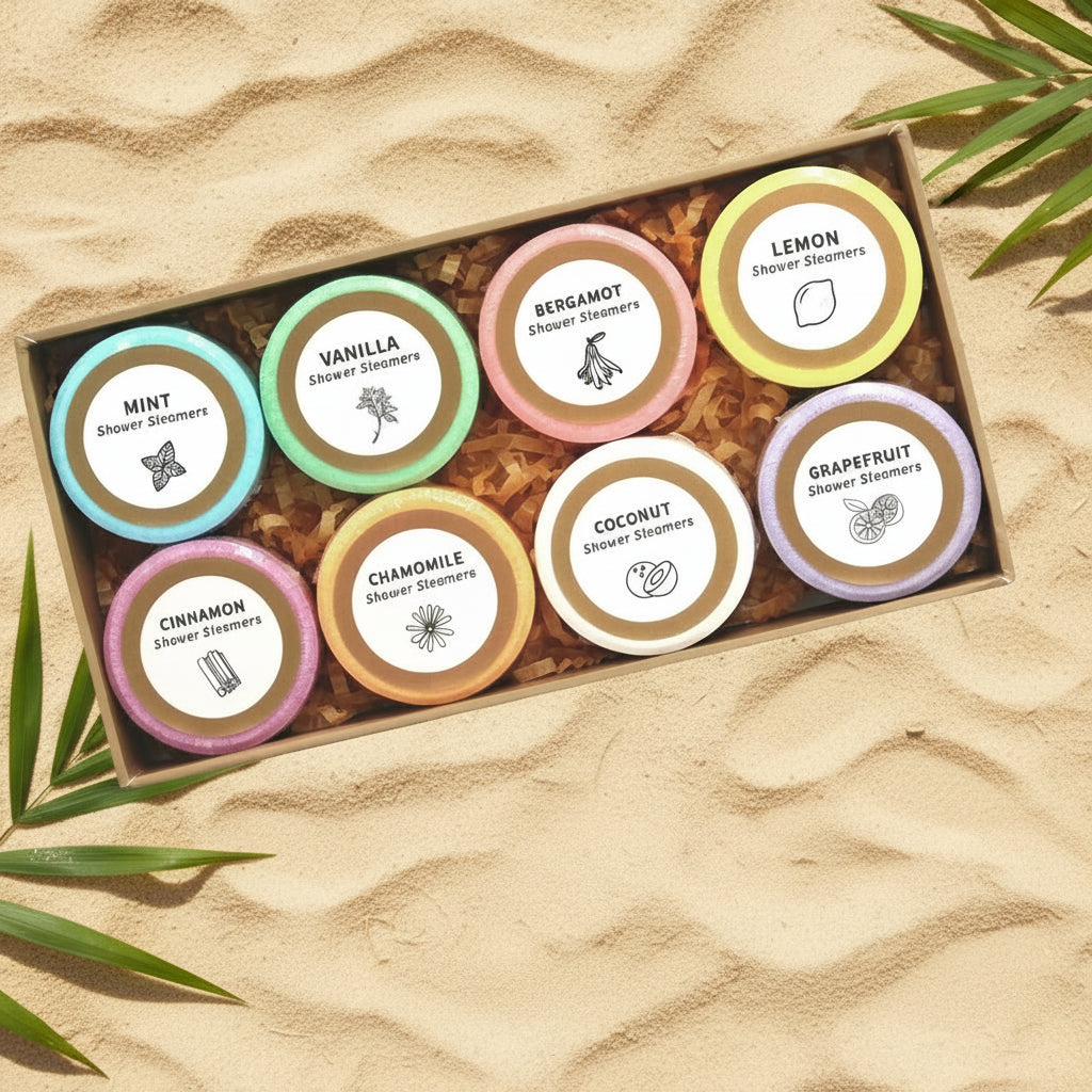 Coffret Bombes de Bain Naturelles – 8 Parfums